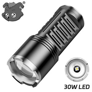 S2302 ไฟฉาย LED แบบชาร์จไฟได้ 5.55 นิ้ว ซูมแบบยืดหดได้ อลูมิเนียมอัลลอยด์สำหรับใช้งานกลางแจ้ง - Product Image 3