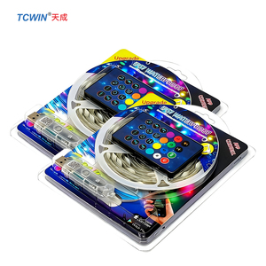 Guirnalda de Luces LED TCwin, 5M/10M, 50/100 LED, IP65/IP66, Color Completo, DC5V, CRI80, Regulable, Música BT, Decoración TUYA WIFI - Product Image 6