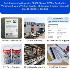 Preço de Fábrica NIUYUAN, Protetor de Degrau de Alumínio com Acabamento em Madeira, Antiderrapante com Inserto de Borracha - Product Image 6