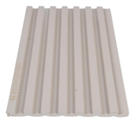 Panneau mural en composite bois-plastique rainuré WPC pour la décoration de chambre à coucher, directement du fabricant
