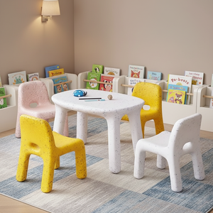 Chaises pour <span class=keywords><strong>enfants</strong></span>, tabourets bas, bancs, chaises <span class=keywords><strong>de</strong></span> salle à manger modernes et portables en plastique PE pour la maternelle et la maison - Product Image 3