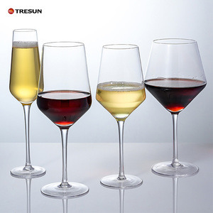 <span class=keywords><strong>Verre</strong></span> à vin rouge Highball personnalisé, transparent, à long pied, en cristal de luxe, style classique, sans plomb, pour cadeaux d'affaires - Product Image 2