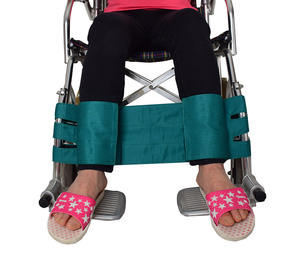 Sangle de pied en nylon pour harnais de fauteuil roulant Retenue de siège de prévention des chutes antidérapante pour fournitures de thérapie de rééducation en fauteuil roulant - Product Image 4