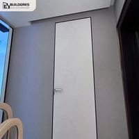 Porte en bois invisible de qualité supérieure de Buildgres-pour l'étude de manoir de luxe