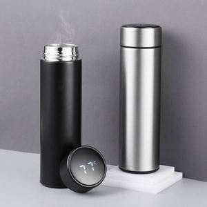 Gourde isotherme en acier inoxydable de 500 ml avec affichage de la température LED, thermos intelligent avec infuseur à thé - Product Image 2