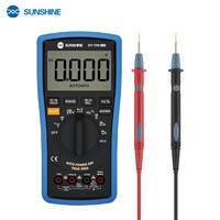 Multimètre numérique à gamme automatique SUNSHINE DT-17N avec écran LCD, testeur de tension, garantie 1 an pour outils de réparation de téléphones mobiles