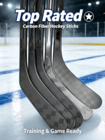 Bâton de hockey sur glace 100% fibre de carbone, léger, taille SR JR YTH pour la compétition et l'entraînement, vente en gros directe d'usine