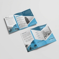 Brochures pliées en trois Ebtm A4 A5, flyers publicitaires personnalisés, mini-brochures, service d'impression numérique de catalogues CMYK