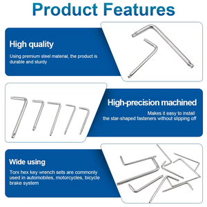 Clé <span class=keywords><strong>de</strong></span> tournevis <span class=keywords><strong>de</strong></span> sécurité anti-effraction à tête Torx à six lobes T6 T7 T8 T9 T10 T15 T20 T25 T30 T40 - Product Image 4