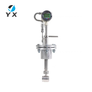 Débitmètre vortex en acier inoxydable à connexion filetée pour la <span class=keywords><strong>mesure</strong></span> du <span class=keywords><strong>débit</strong></span> d'eau chaude et <span class=keywords><strong>de</strong></span> vapeur avec affichage numérique - Product Image 2