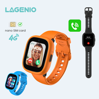 Montre connectée pour enfants LAGENIO K3 avec carte SIM 4G, GPS LBS A-GPS, positionnement WiFi, étanche IP68, appels vidéo 1 Go, SOS, FCC, montre téléphone intelligente