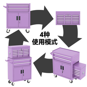Xindalong <b>Tool</b> Cart Combination <b>Trolley</b> 1100x615x330mm Cold Rolled Steel Mobile Workshop Storage Cabinet With Wheels - Product Image 4