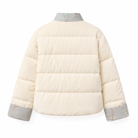 Manteau d'hiver décontracté et polyvalent pour femme, nouveau modèle automne, col montant à la française, coupe ample, vente en gros