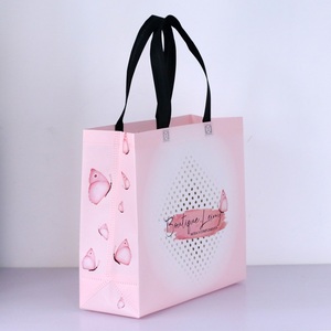 Regalos promocionales para ferias comerciales Bolsas ecológicas no tejidas de TNT con logotipo impreso personalizado - Product Image 3