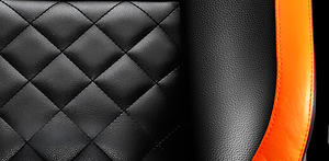 4D扶手装甲聚氨酯人体工程学行政转椅现代豪华办公椅，经典皮革游戏 - Product Image 6