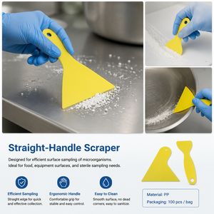 Raspador de Muestreo Microbiano de Plástico con Mango Recto Degao OEM, Cuchilla Flexible, Garantía de 2 Años, para Muestreo de Partículas Microbianas Superficiales - Product Image 6