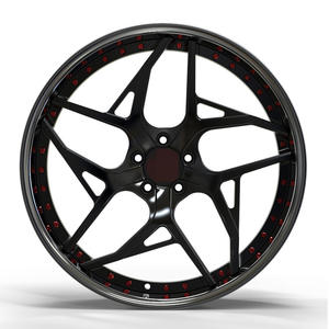 Juego de 2 Ruedas de Aleación Forjadas y Pulimentadas de Plato Profundo <span class=keywords><strong>R18</strong></span> 5x114.3, ET Personalizado -50/-<span class=keywords><strong>45</strong></span> para Tesla Model 3, <span class=keywords><strong>Rueda</strong></span> de Aleación de Aluminio Modificada - Product Image 3