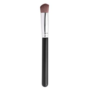 Brocha correctora en ángulo con fibras sintéticas y mango de madera para realzar y aclarar las surcos lacrimales - Product Image 5