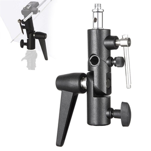 写真傘ボールヘッドライトアクセサリー用アルミ<span class=keywords><strong>H</strong></span>型フラッシュブラケットホルダーマウント - Product Image 1