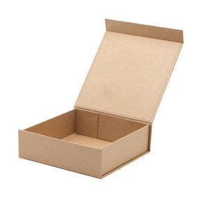 Eco Friendly Packaging Cardboard Kraft Paper <b>Magnetic</b> Closure square Gift Packaging <b>Boxes</b> - Product Image 3