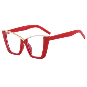 Occhio di gatto grande cornice luce piatta specchio 2025 nuovi occhiali personalizzati cornice di moda moda occhiali montatura Anti luce blu - Product Image 3