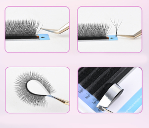 ขนตา<span class=keywords><strong>ปลอม</strong></span>แบบเส้นไหมสีน้ำตาลดำด้าน ขนาด 0.15 มม. สำหรับต่อขนตาแบบมืออาชีพ เนื้อไหมบางพิเศษ นุ่มมาก ใช้แทนขนมิงค์ - Product Image 3