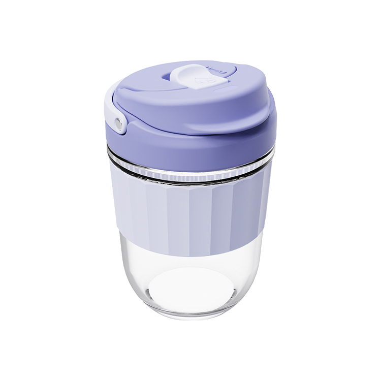 Tazza da Viaggio in Vetro Lavanda