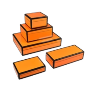 Boîte à bijoux en laque Laque personnalisée à haute brillance Boîte d'emballage de bijoux en bois de cadeau de luxe Produit fabriqué au Viet Nam - Product Image 2