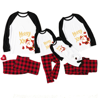 Pyjamas Assortis Famille – Nouveauté Tendance – Prêts à Expédier – Pyjamas de Noël Famille – Ensemble Automne Hiver – Vêtements d'Intérieur Famille