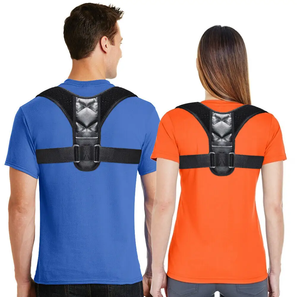 Adjustable Back Posture Corrector De Postura Clavicle Spine Brace Support Belt Shoulder Lumbar for Men Women