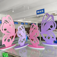<strong>Best</strong> <strong>Selling</strong> <strong>Butterfly</strong> Shape Freestanding Decoration PVC Background Stand for Wedding and Party