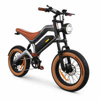 Vélo électrique tout-terrain M20 à gros pneus 1500W 48V 15.6Ah, 7 vitesses, stock USA UE UK, OEM ODM