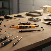 Chine vente en gros nouveau testeur de stylo de tension électrique outil de tension compteurs de tension électrique 380V détecteur de courant stylo de Test électrique