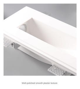 Appliques murales encastrées de luxe en plâtre rectangulaire LED sans bordure <span class=keywords><strong>pour</strong></span> salon chambre maison escaliers - Product Image 3