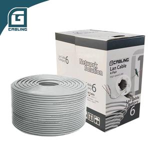 Gcabling 305M 1000FT <span class=keywords><strong>Cable</strong></span> de red Six Cat6 Cobre Utp <span class=keywords><strong>Cable</strong></span> 1000 pies 305m Cobre puro Utp Cat6 <span class=keywords><strong>Exterior</strong></span> 100 Cobre <span class=keywords><strong>Cable</strong></span> <span class=keywords><strong>Ethernet</strong></span> - Product Image 1