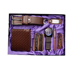 Luxury Men's Gift Set Watch Belt Wallet Pen Bracelet Business Valentine'S Day <b>Present</b> - Product Image 3