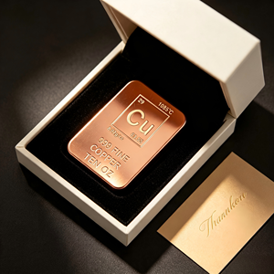 10oz .999 Fine Copper Bullion Bars, Bison Embossed, ,Collectible Gift - Product Image 6