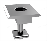 Accessoires de montage en aluminium, pince intermédiaire solaire