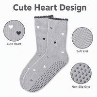 Chaussettes de sport antidérapantes à bord festonné, compressives et rembourrées
