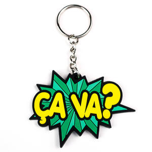 LLavero de silicona correa de goma llaveros logotipo personalizado nuevo diseño moda Lindo bolso de Pvc llavero - Product Image 1