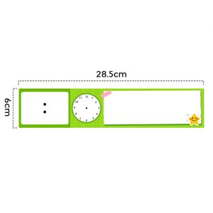 Tablero de bolsillos para decoración de aulas, reutilizable, borrable, con tarjetas para rutinas diarias - Product Image 6