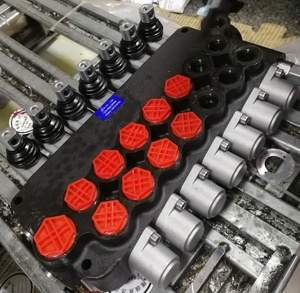 Commandes de joystick hydrauliques 4P80 6P80 7P80 21GPM 80LPM pour contrôle directionnel hydraulique à 5, 6 ou 7 bobines - Product Image 3
