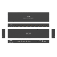 Commutateur KVM HDMI manuel à 8 ports avec indicateur LED, bande passante de 18 Gbit/s et large compatibilité OS pour 8 ordinateurs