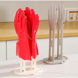 Tendedero de plástico de un solo nivel para cocina, para guantes, toalla, antiescaldado, almacenamiento extraíble, Herramientas de limpieza, soporte para guantes - Product Image 2