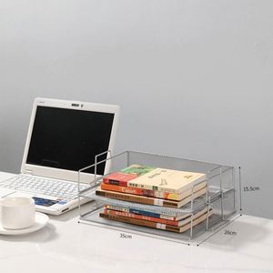 Estante de Pared de Metal con Malla Metálica, Estante de Almacenamiento de Periódicos y Revistas de Cinco Niveles, Estante para Archivos A4, Almacenamiento de Oficina - Product Image 6