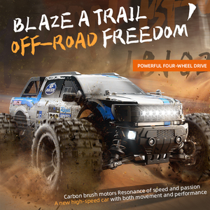 Thelink 1/18 2.4g Voiture RC haute vitesse <span class=keywords><strong>4x4</strong></span> Monster Truck tout-terrain haute vitesse 28km/h Jouets radiocommandés pour enfants et adultes - Product Image 3