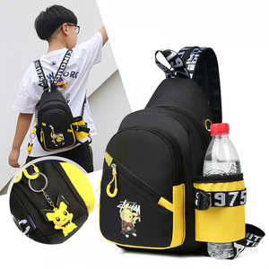 Fashion Korean Version Children's Backpack Cartoon Printed Promotional Outdoor Sports Leisure Messenger Cool and Trendy