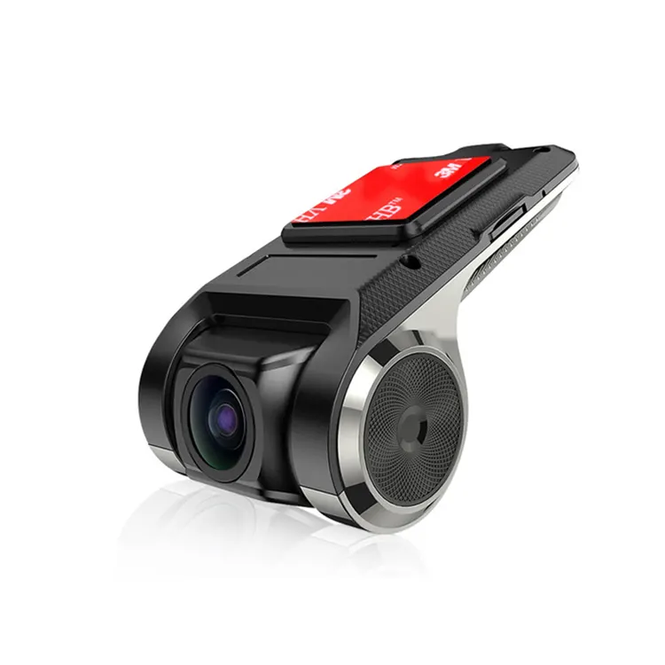 USB ADAS Dash Cam Camera Auto Audio Voice Alarm LDWS G-Shock Car DVR Camera Mini No Screen Car Black Box For Android Player