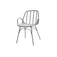 Chaise de salle à manger moderne en plastique avec accoudoirs – Portable et empilable pour la maison, le bureau, les écoles et les salles de formation – Vente directe usine