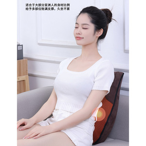 Massage Pillow Lumbar Support 49x40x16cm Kneading Massage For Neck Waist Back Office Use - Product Image 1